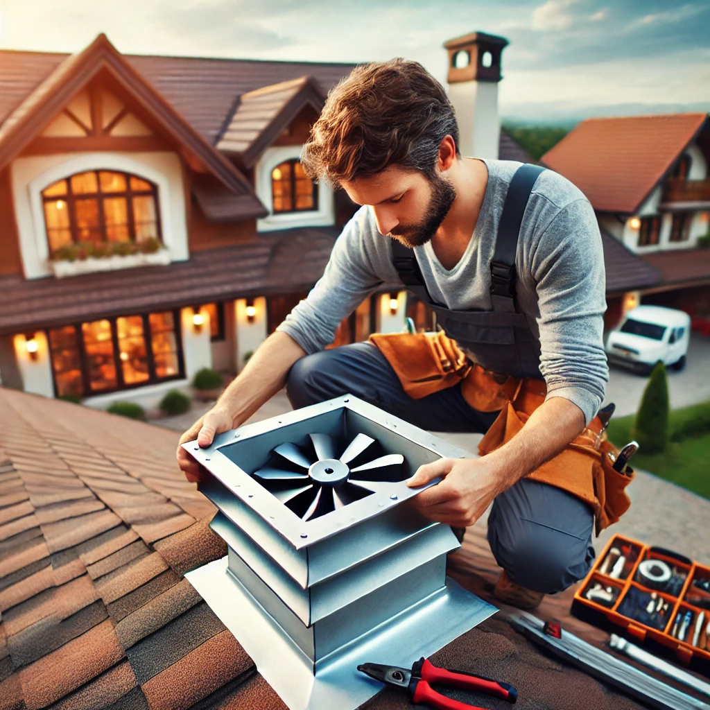 Installation de Ventilation de Toiture